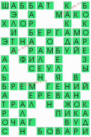 сканворд 8156