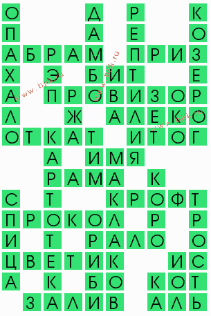 сканворд 8175
