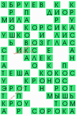 сканворд 8183