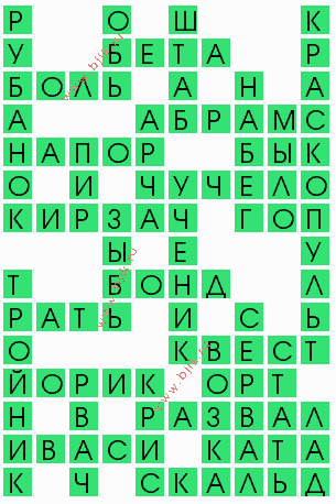 сканворд 8184