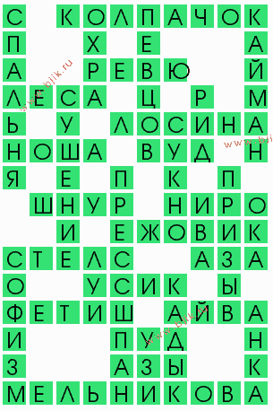 сканворд 8211