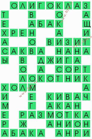 сканворд 8233