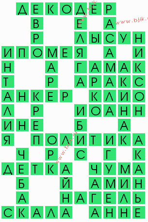 сканворд 8258