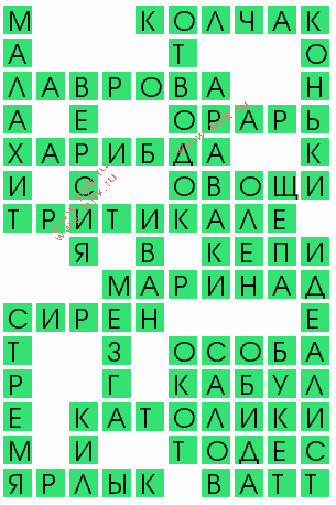 сканворд 8308