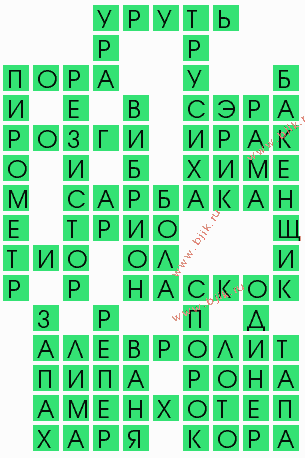 сканворд 8316