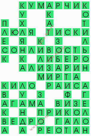 сканворд 8334