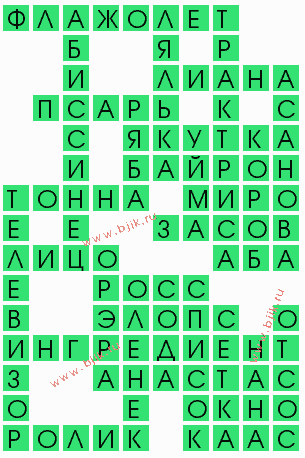 сканворд 8337