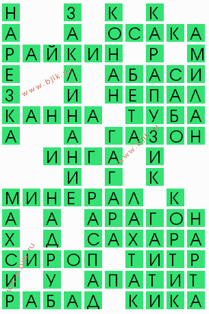 сканворд 8379