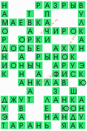сканворд 8431