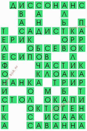 сканворд 8435