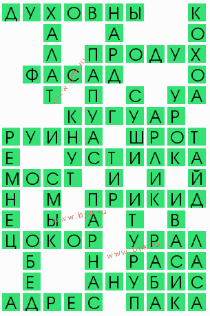 сканворд 8474