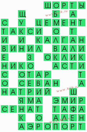 сканворд 8477