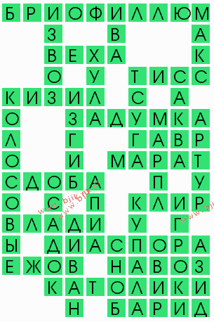 сканворд 8494