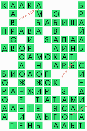 сканворд 8513