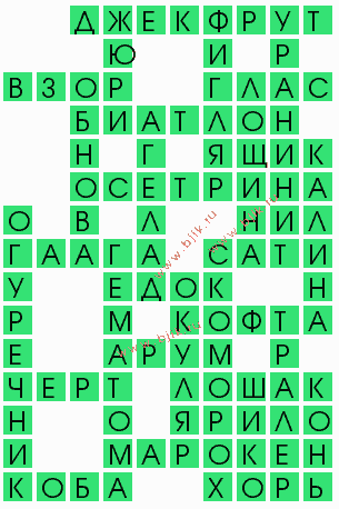 сканворд 8525