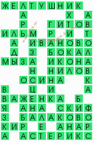 сканворд 8545