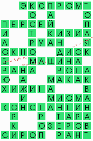сканворд 8553