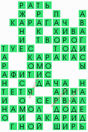 сканворд 8612