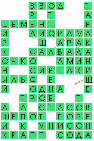 сканворд 8613
