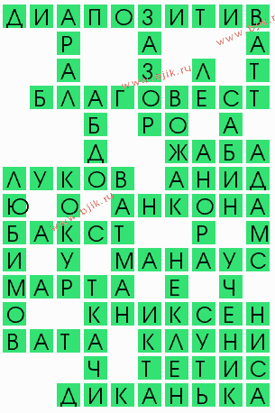 сканворд 8632