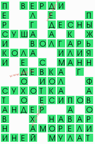сканворд 8647
