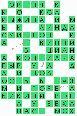 сканворд 8792