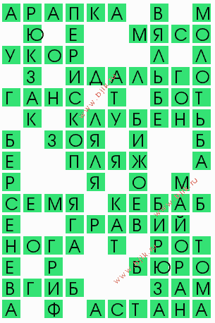 сканворд 8808