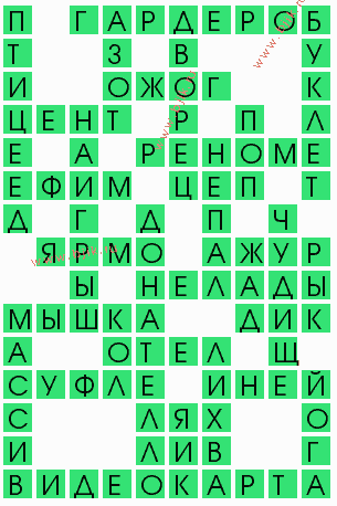 сканворд 8832