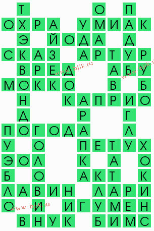 сканворд 8847