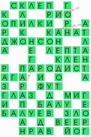 сканворд 8886
