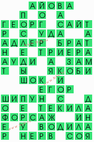 сканворд 8924