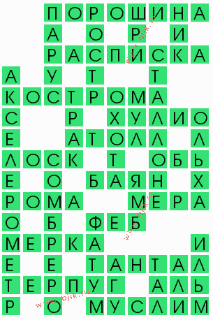 сканворд 8964