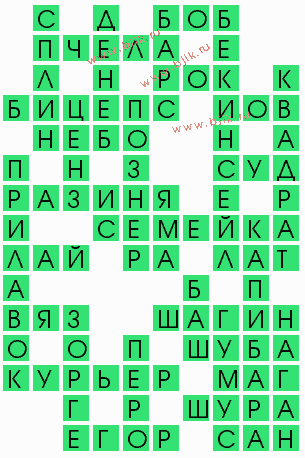 сканворд 8998