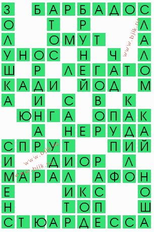 сканворд 9230