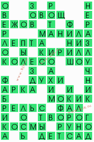 сканворд 9245