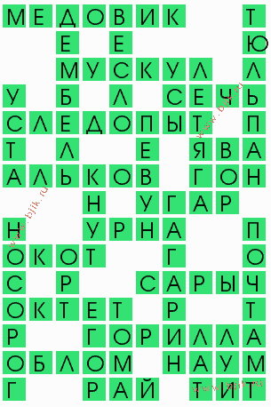 сканворд 9277