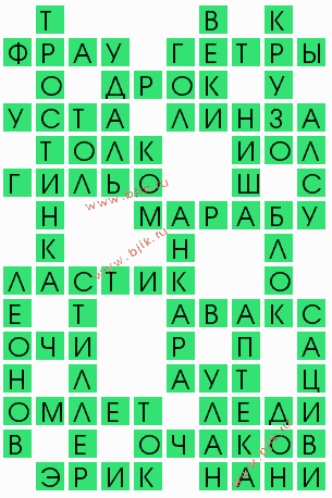 сканворд 9281
