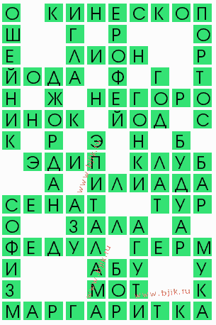 сканворд 9294