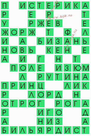 сканворд 9327