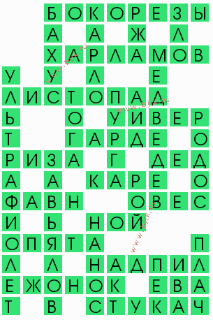 сканворд 9336