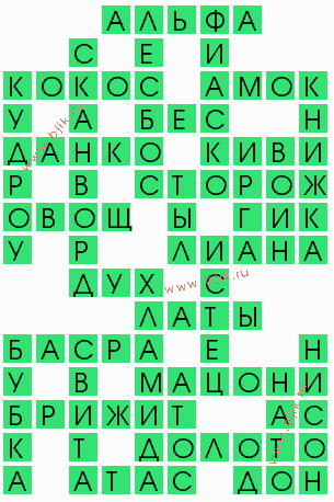 сканворд 9362