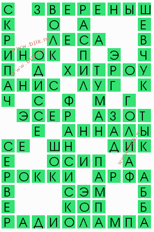 сканворд 9478