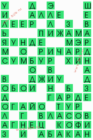 сканворд 9482