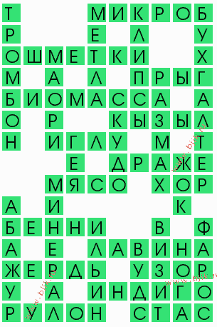 сканворд 9521