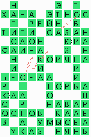сканворд 9544