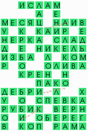 сканворд 9547