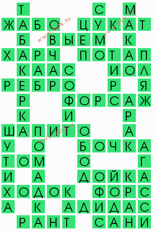 сканворд 9564