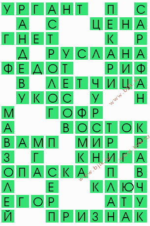 сканворд 9565