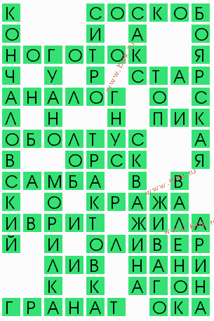 сканворд 9572
