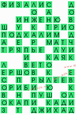 сканворд 9587